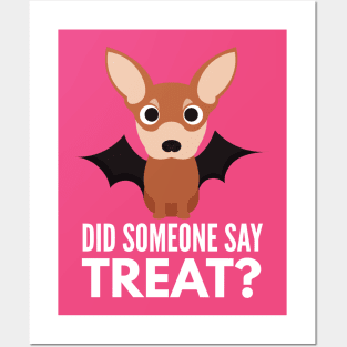 Chihuahua Halloween Trick or Treat Posters and Art